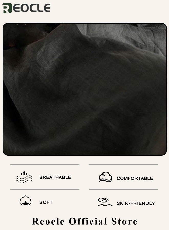 REOCLE Women's Maxi Dresses Smocked Floral Dress Crewneck Lace Tiered Midi Dresses Beach Summer Long Dress Bridesmaid Cocktail Party Maxi Dress - Image 4