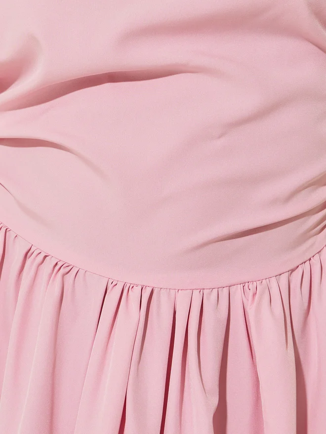 Take Two Strapless Pink Dress