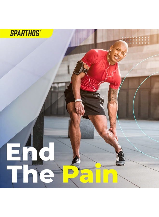 Sparthos Leg Compression Sleeves - Aid in Recovery and Support Active Lifestyle - Innovative Breathable Elastic Blend - Anti Slip, Day & Night Wear - Image 2