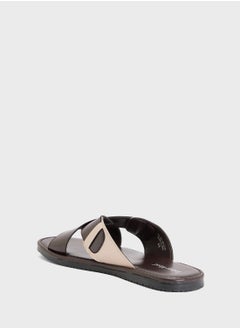 Robert Wood Cross Strap Casual Sandals  - Image 3