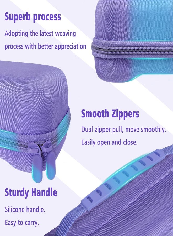 TIKOdirect Carrying Case for Nintendo Switch 2 (2025) & Switch OLED 2021 & Switch 2017, Travel Hard Shell Portable Bag Fit for Joycon & Adapter, Protective Case with 24 Game Card Slots, Purple - Image 2