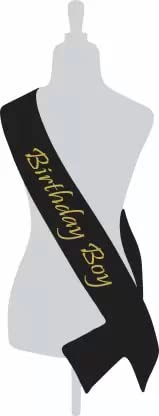 Selibration شريط عيد الميلاد المطبوعة للأولاد (أسود) للأطفال، الأولاد، الأزواج، عيد الميلاد، احتفالات الذكرى، الحفلات و لوازم الفعاليات (عبوة من 1 قطعة) - Image 2