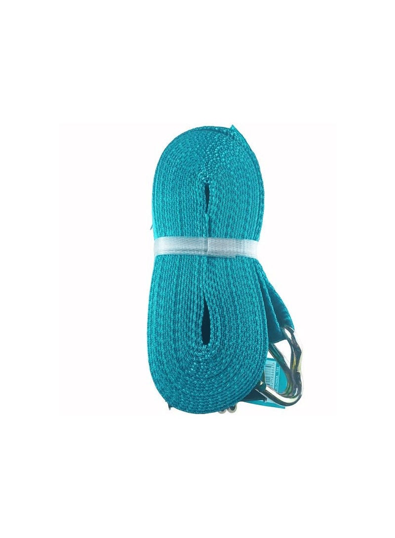 TOTAL THTRS3101 Ratchet Strap  Lashing Belt 3 Ton 10 Meter Length  50mm 2  Width Double Hooks  - Image 2