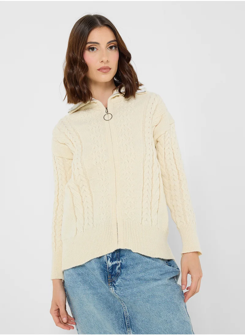 ELLA Zip Up Knit