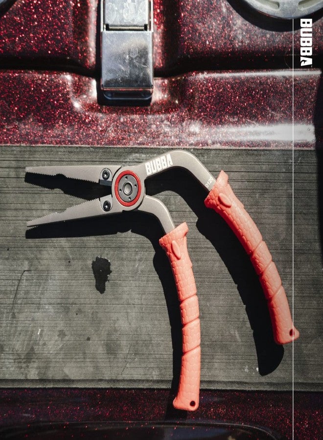 بوبا كماشة BUBBA مقاس 8.5 بوصة بمقبض مسدس من الفولاذ المقاوم للصدأ، مزودة بنابض مع أداة ضغط وقاطع سندان، وحزام تثبيت وغلاف - Image 2