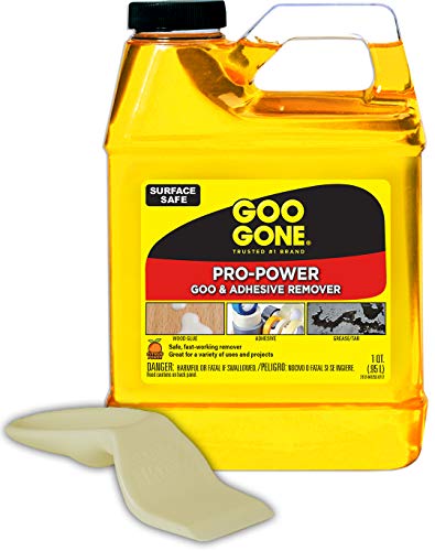 Goo Gone غو غون برو باور - 32 أونصة ورافعة الملصقات - مزيل لاصق بقوة احترافية، يزيل الملصقات، الشريط، الدهون والمزيد - Image 1