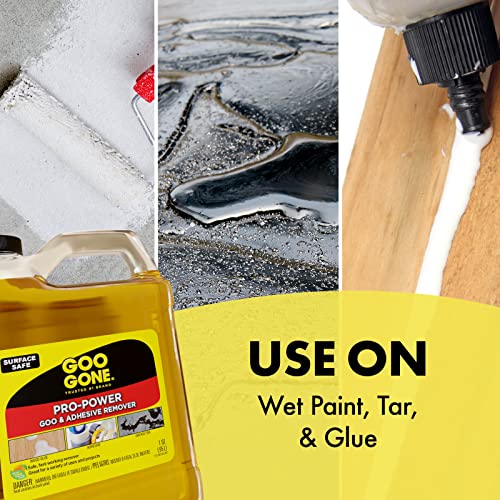 Goo Gone غو غون برو باور - 32 أونصة ورافعة الملصقات - مزيل لاصق بقوة احترافية، يزيل الملصقات، الشريط، الدهون والمزيد - Image 5