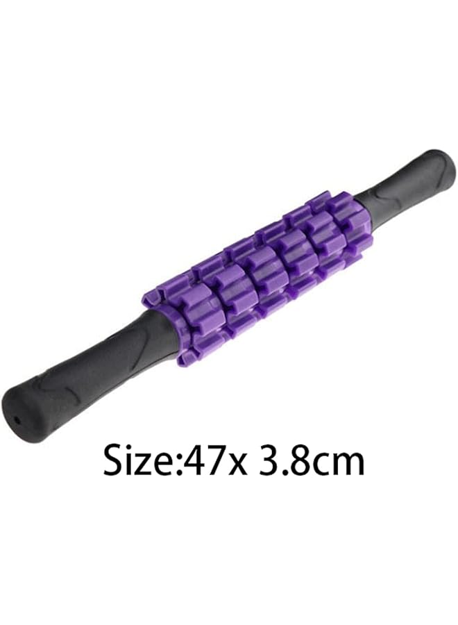 Generic For Arm Workout Tool Muscle Roller Stick Body Massage Roller For Fitness Yoga Legs Arm Six Round Body Massager For Relief (Color : Black) - Image 3