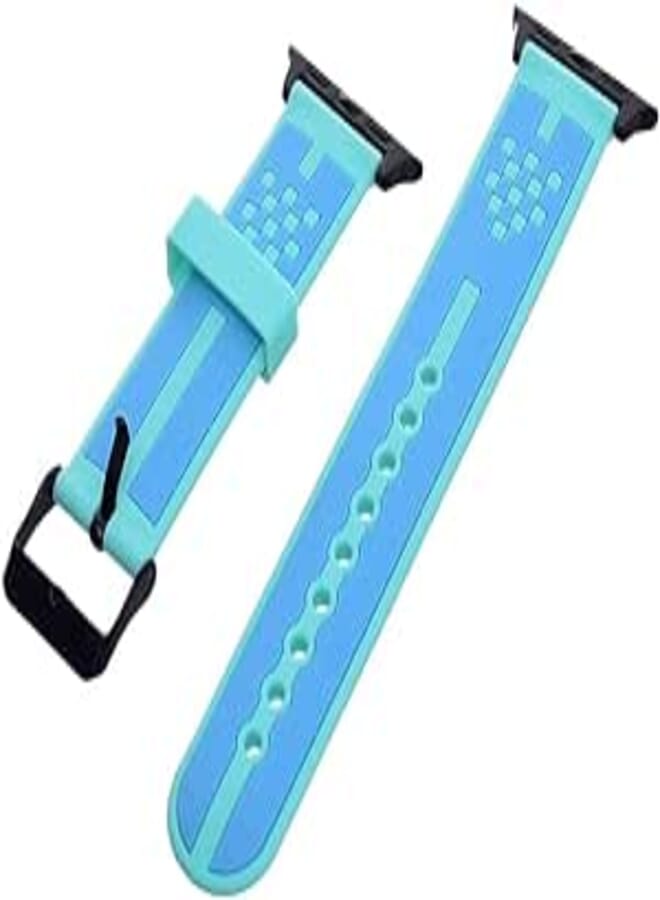 Generic Silicone Adjustable And Expandable Watch Strap With Youthful Design For Unisex Compatible With Smart Watches 38/40/41MM - Multi Color