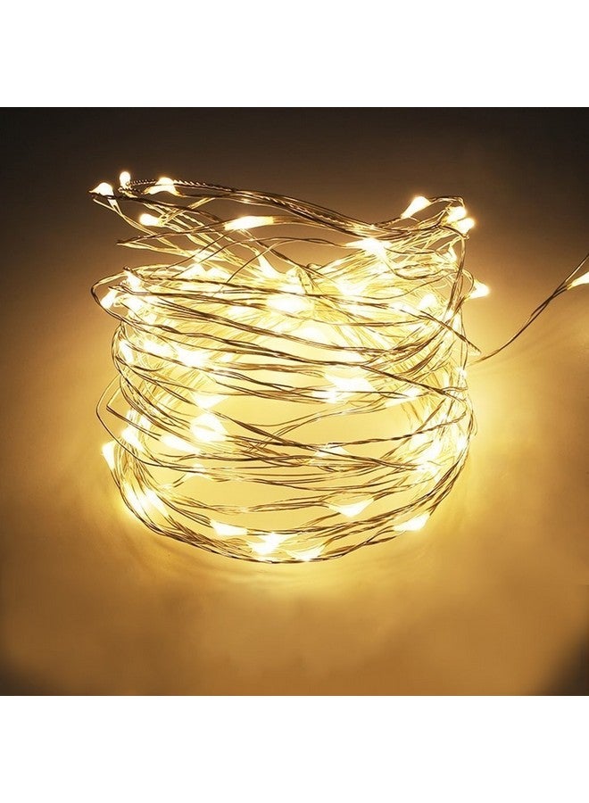PESCA PESCA Copper String Led Light 15 Meter 150 LED USB Powered Wire Decorative Fairy Lights - Warm White (Pack of 1)  - Image 3
