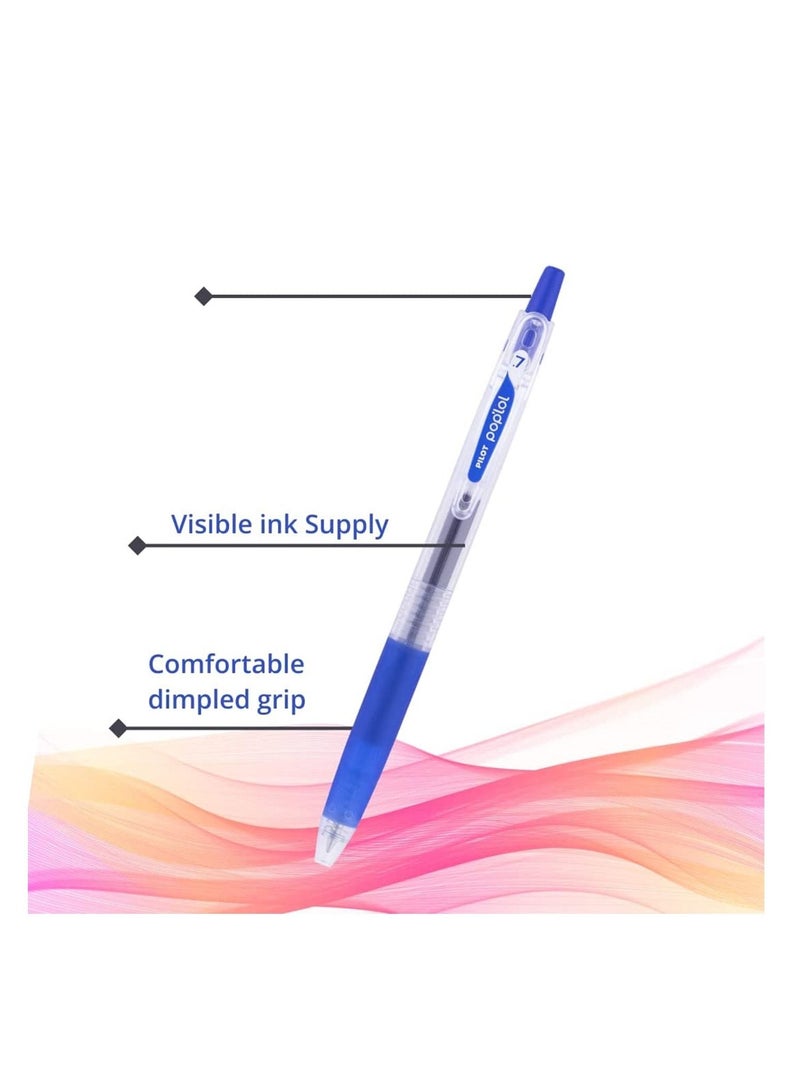 PILOT 4-Piece Gel Ink Roller Pen Multicolour - Image 3