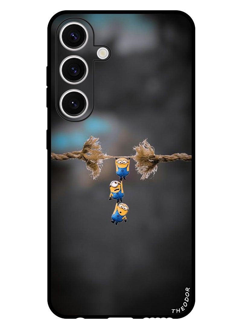 Theodor غطاء واقي مضاد للخدش ومقاوم للصدمات لجهاز سامسونج جالاكسي S24 ميني مع حلقة تعليق - Image 1