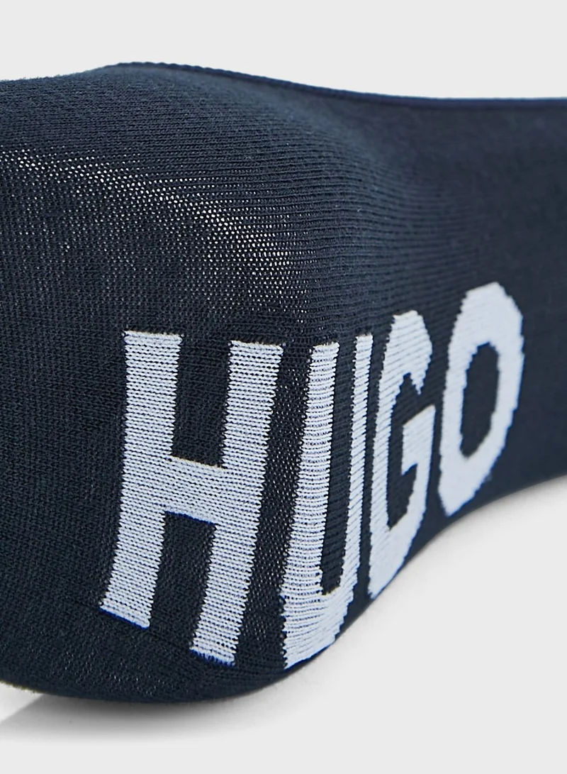 HUGO 2 Pack Logo Socks