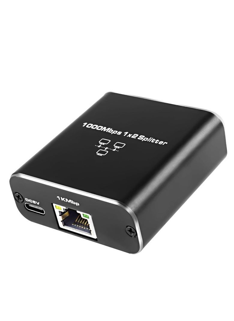 غاز موزع كابل شبكة جيجابت RJ45 - موزع إيثرنت 1 في 2 مخرج  - Image 5