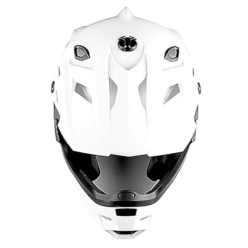1Storm Adult Motocross Helmet BMX MX ATV Dirt Bike Four Wheeler Quad Motorcycle Full Face Helmet Racing Style: HF801 Glossy White - Image 3