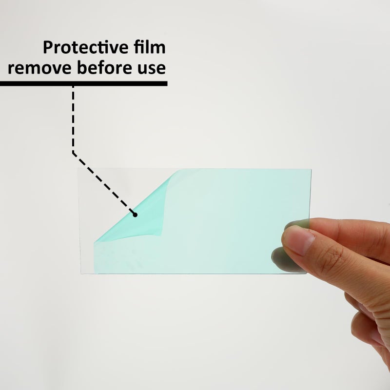 Tucnoeu 100pcs Welding Lens 2x4.21x0.04Inch Transparent Welding Lens for Hood Accessories - Clear Replacement for Weldings Helmet - Image 3