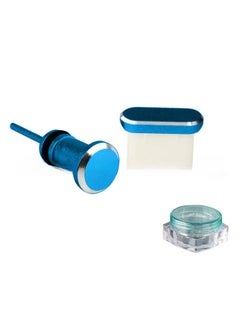 Arabest 1 x 5 pcs Metal Dust Plug 2-in-1 Type-C for Huawei P40 Pro Xiaomi 10 Green 