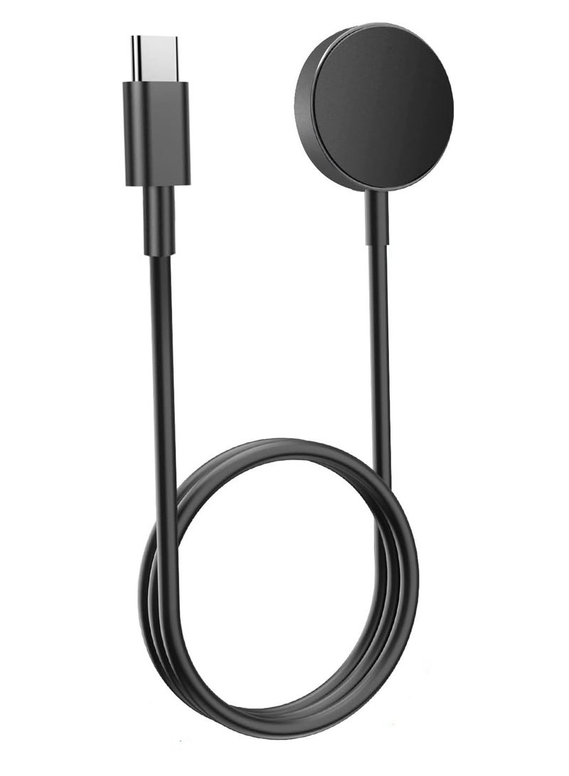 USB C Galaxy Watch Charger Compatible with Galaxy  Watch 3 41/45MM , Portable Wireless Charging Dock with Alumium Case(3.3ft/1m) - Image 1