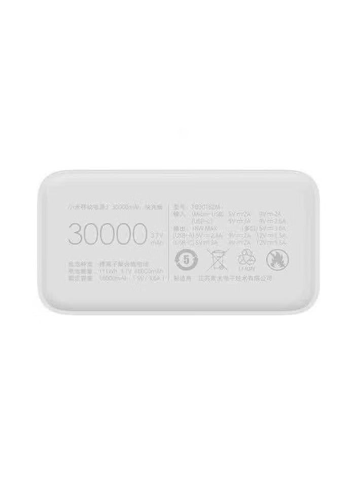 Gravity Xiaomi Power Bank 3 ‚Äì 30,000mAh PB3018ZM ‚Äì 3 USB Ports, Type-C, 18W Fast Charging, Portable External Battery ‚Äì High Capacity Powerbank for Phones, Tablets, and More - Image 4