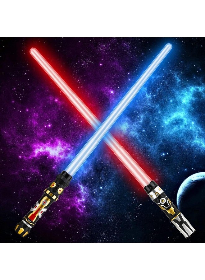 Toy Light Up Saber 2 Pack Light Up Saber For Kids Extendable Light Up Toy Sword For Kids Led Light Sword Lightsavers With Motion Sensitive Fx Sound Dual Dark Saber Light Up Sabers For Adults - Image 1