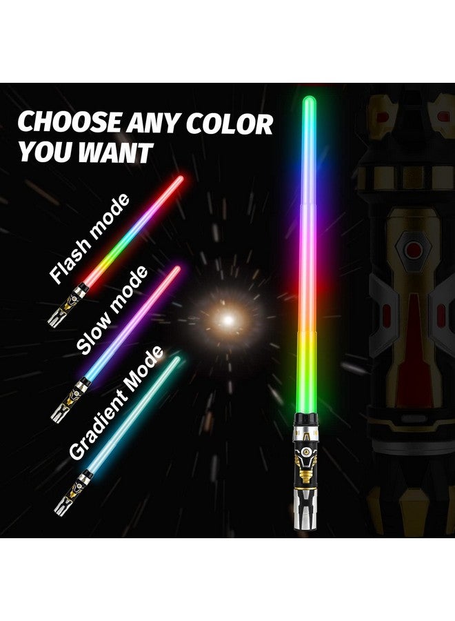 Toy Light Up Saber 2 Pack Light Up Saber For Kids Extendable Light Up Toy Sword For Kids Led Light Sword Lightsavers With Motion Sensitive Fx Sound Dual Dark Saber Light Up Sabers For Adults - Image 2