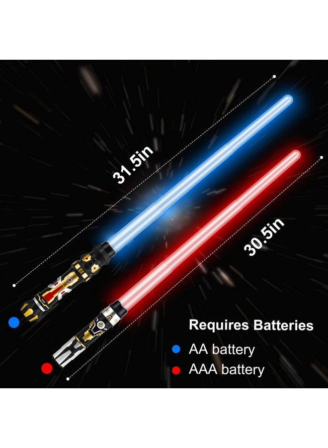 Toy Light Up Saber 2 Pack Light Up Saber For Kids Extendable Light Up Toy Sword For Kids Led Light Sword Lightsavers With Motion Sensitive Fx Sound Dual Dark Saber Light Up Sabers For Adults - Image 3