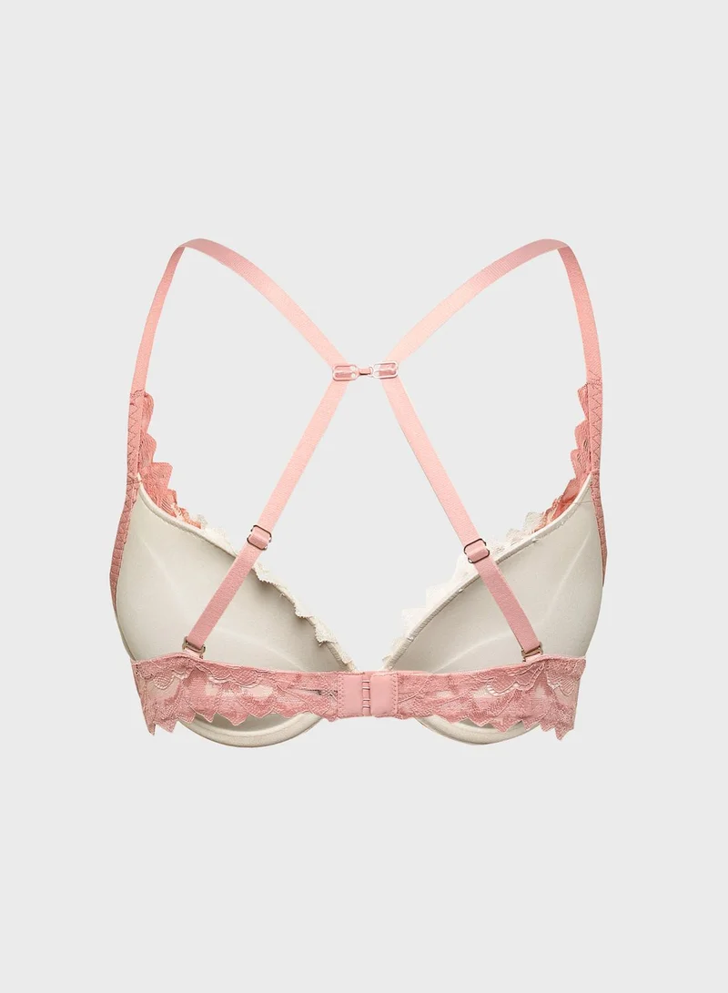 La Senza Colorblock Plunge Bra