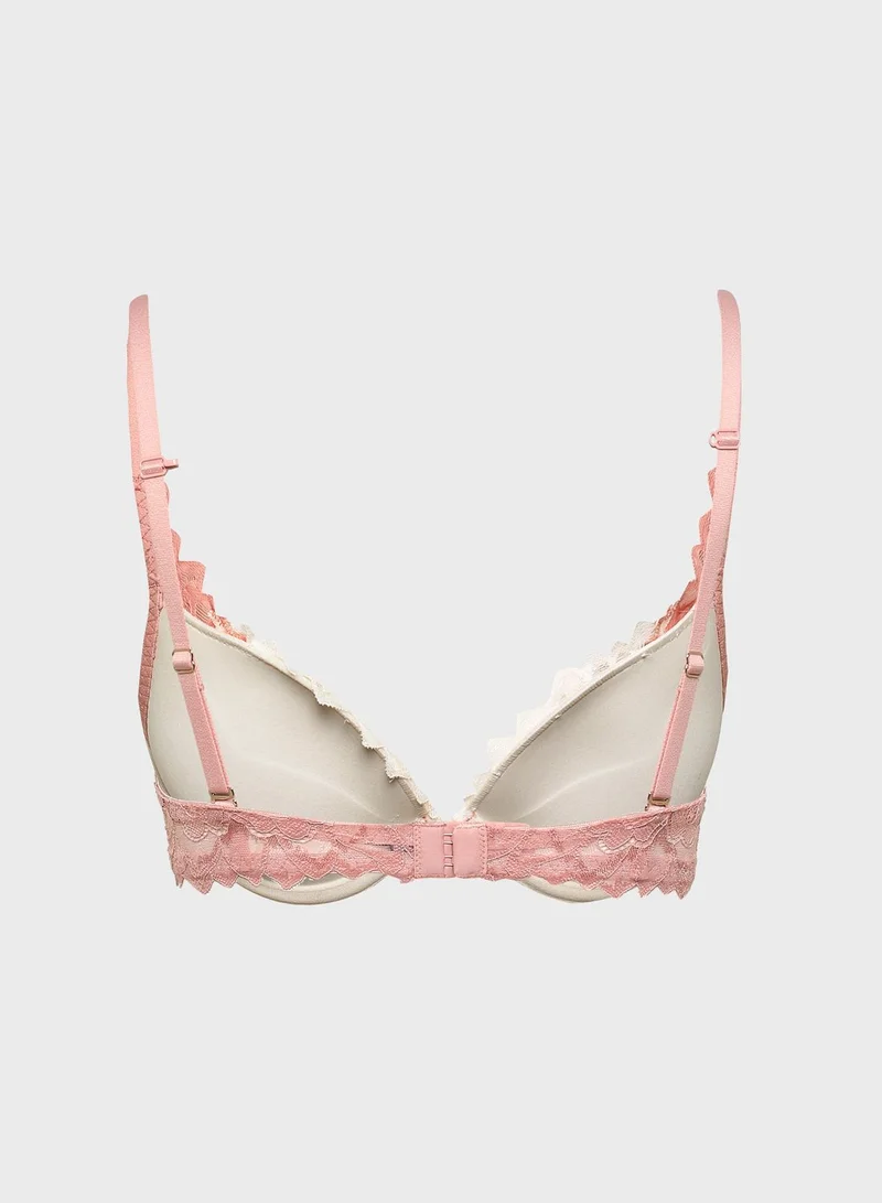 La Senza Colorblock Plunge Bra