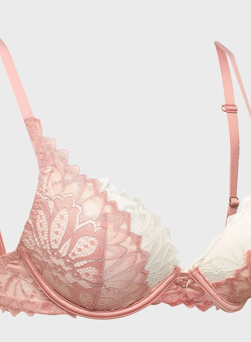La Senza Colorblock Plunge Bra