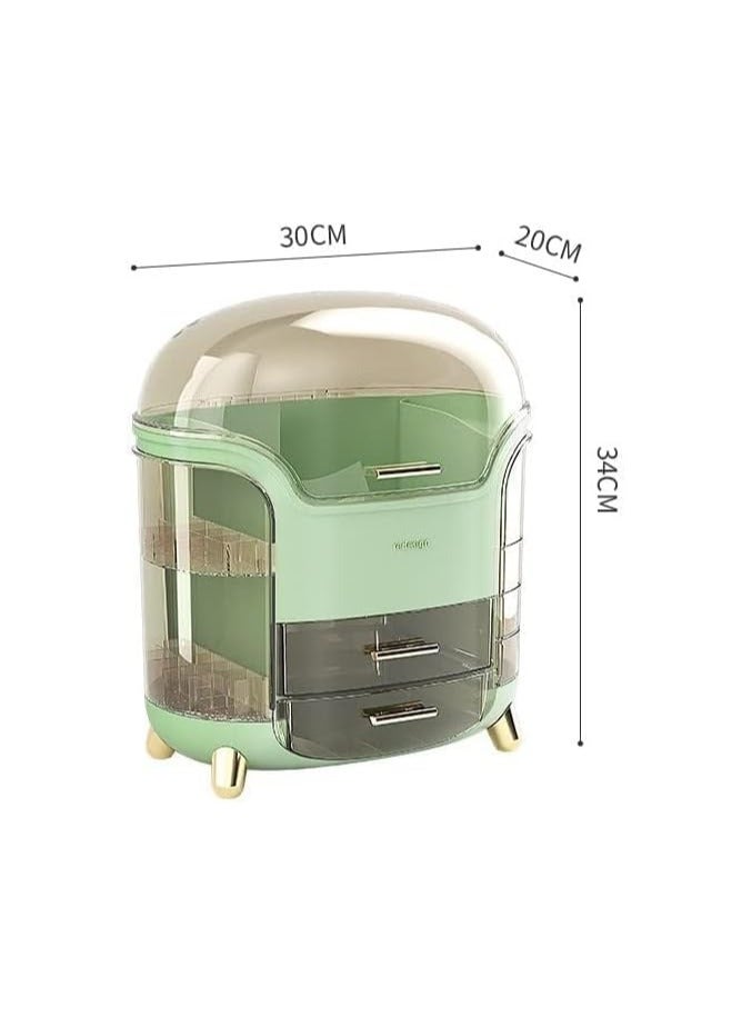 LIMOS Vanity Makeup Organizer Portable Cosmetic Storage Display Cases with Drawer and Transparent Lid Dustproof and Waterproof - Image 4