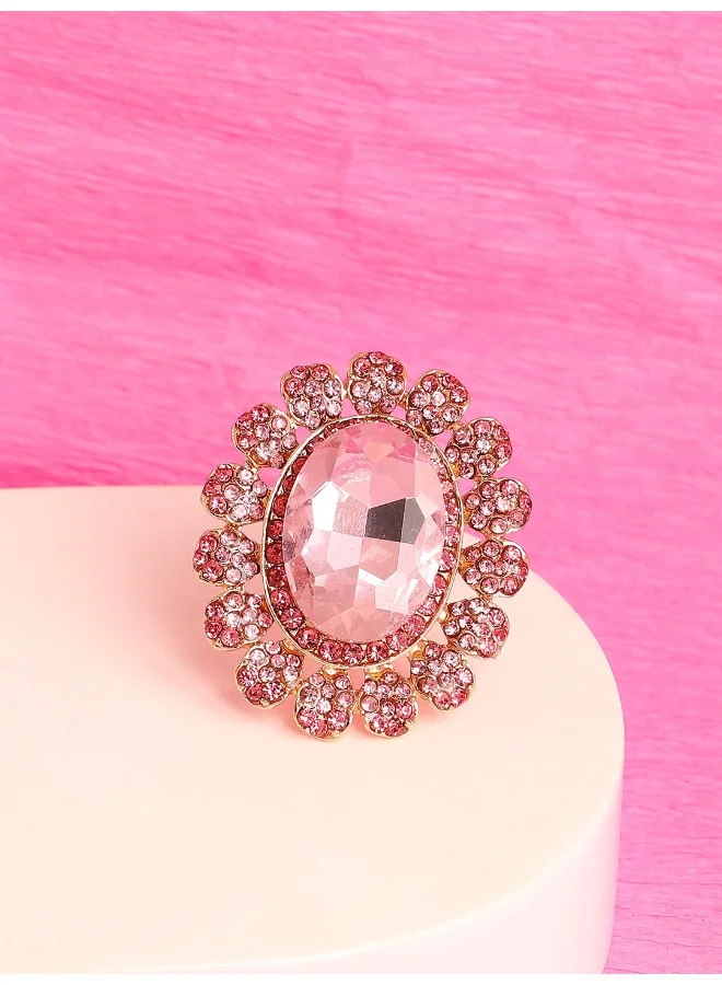 SOHI Party Artificial Cocktail Ring Jewellery