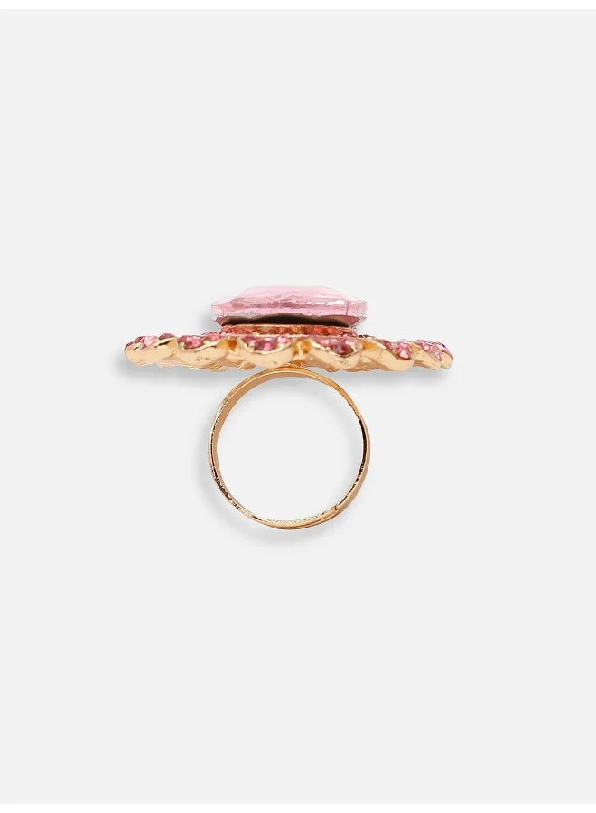 SOHI Party Artificial Cocktail Ring Jewellery