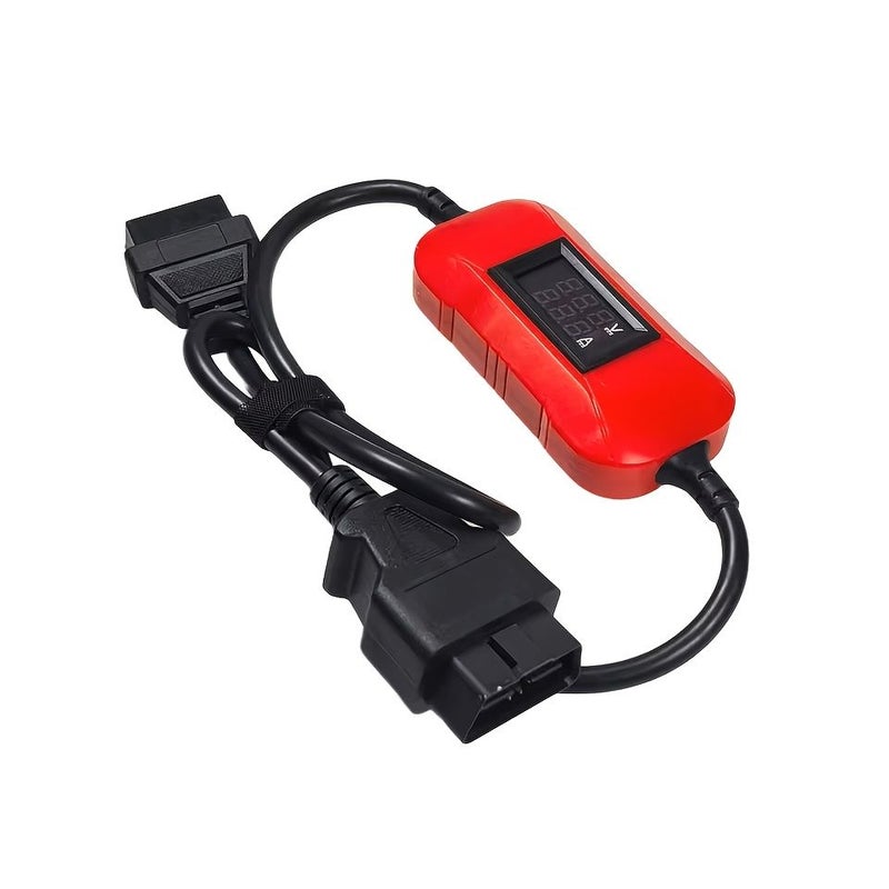 Red 24V To 12V OBD Adapter For Heavy Duty Diesel Truck Conversion Cable - Image 3