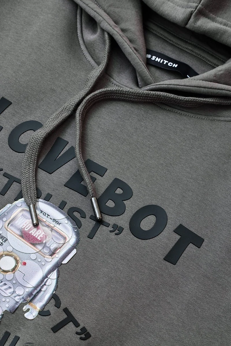 Snitch  Love Bot Oversized Hoodie for Men | Best Price UAE