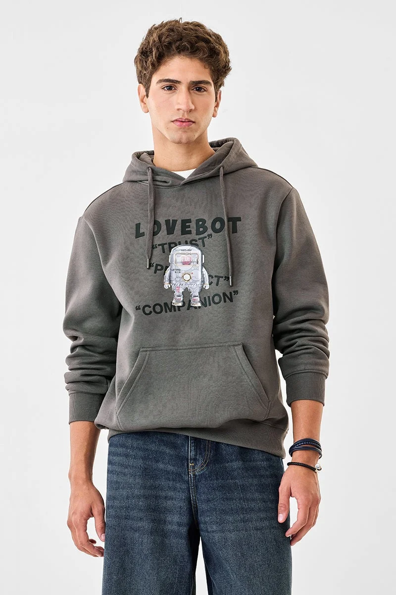 Snitch  Love Bot Oversized Hoodie for Men | Best Price UAE