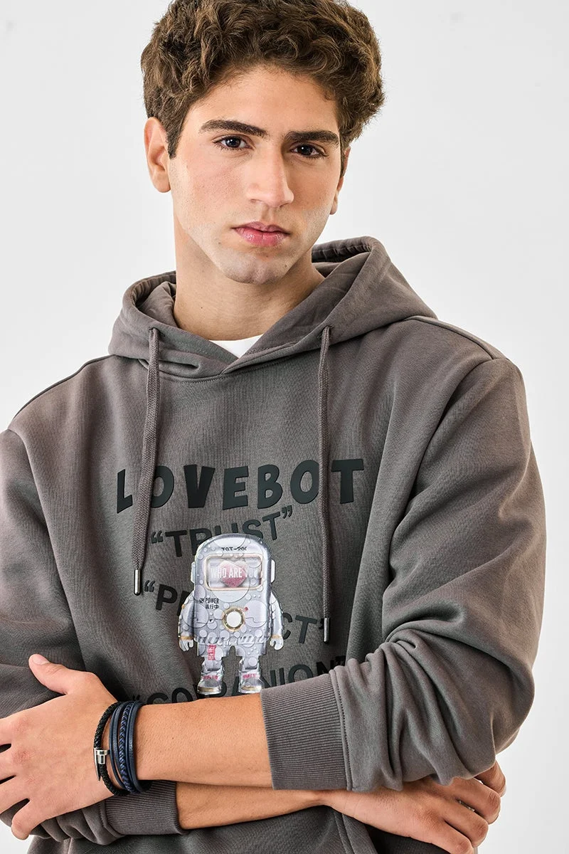 سنيتش Love Bot Oversized Hoodie