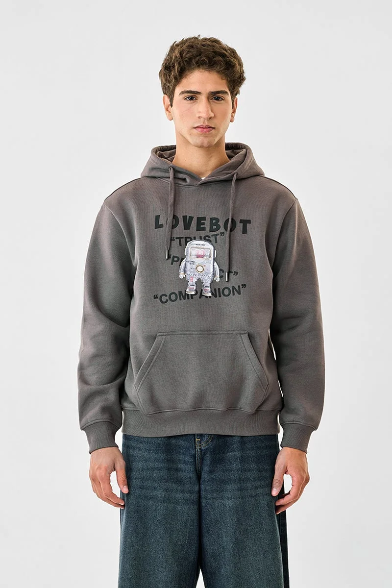 Snitch  Love Bot Oversized Hoodie for Men | Best Price UAE