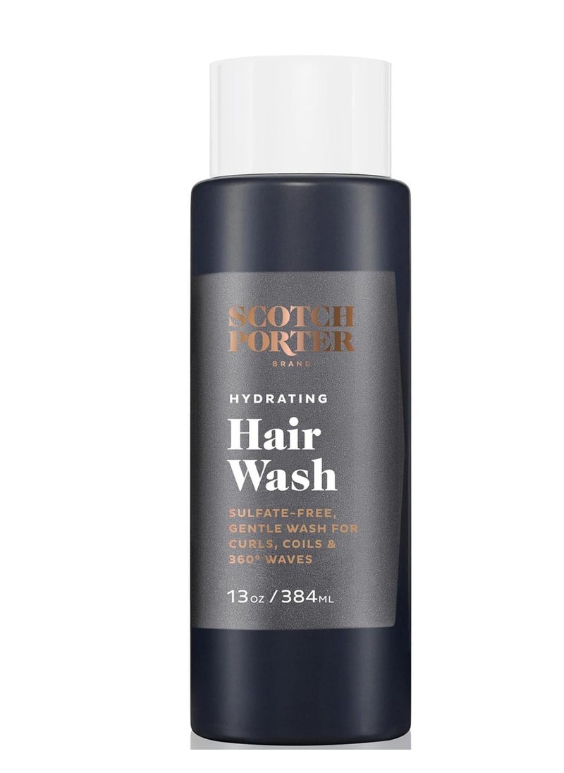 Scotch Porter Hydrating Hair Wash for Men | Gentle Shampoo Promotes Softness, Shine & Scalp Health | Free of Parabens, Sulfates & Silicones | Vegan | 13oz - pzsku/Z1501F50B093E388D0687Z/45/_/1738044369/6d82bd54-3942-4f30-89c5-30f834dcd5b5