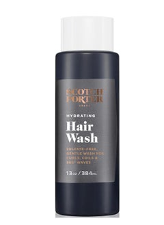 scotch porter Scotch Porter Hydrating Hair Wash for Men | Gentle Shampoo Promotes Softness, Shine & Scalp Health | Free of Parabens, Sulfates & Silicones | Vegan | 13oz  - Image 1