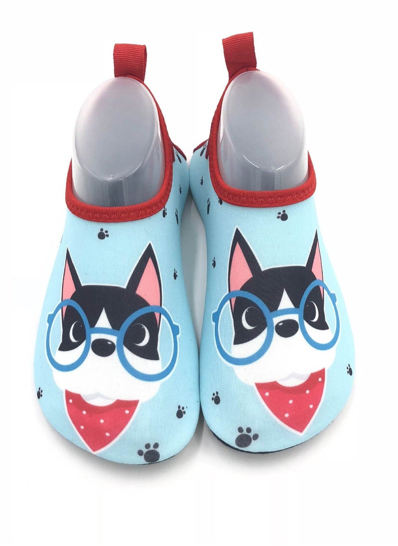 TOMSHOO Boys Water Shoes Girls Beach Socks for Kids Toddler Baby Barefoot Swim Socks, Quick-Dry Non-Slip Aqua Water Sport Shoes for Swimming Pool Water Park Beach  - Image 1