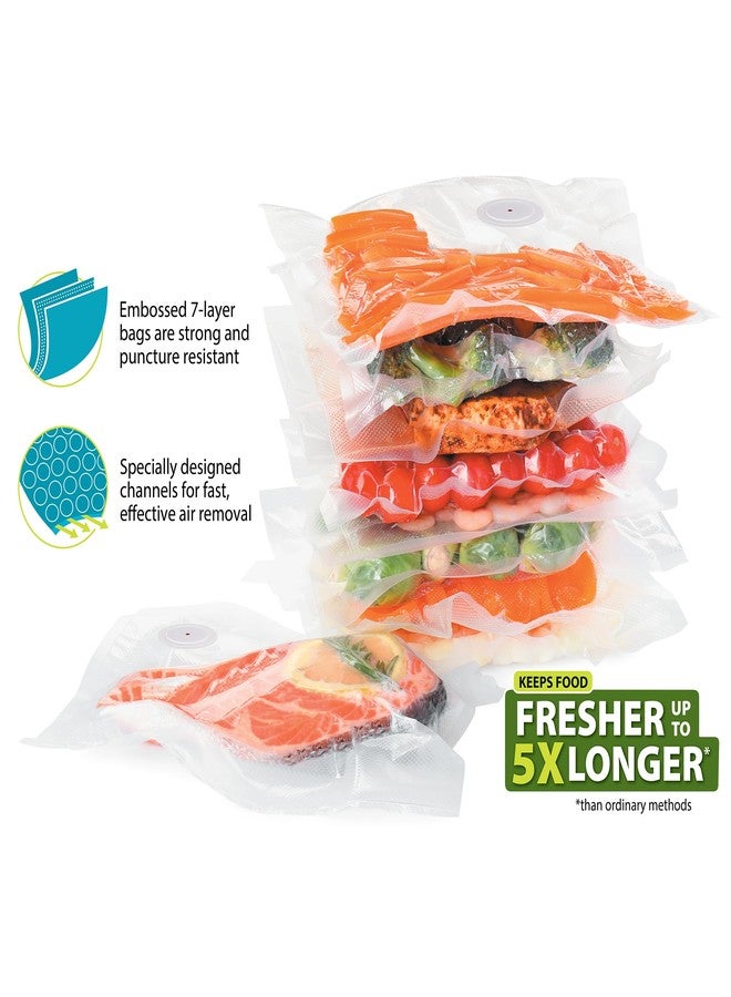 Presto! Presto FreshDaddy™ 09513 Vacuum Zipper Bags with Ports, quart-size - Image 2
