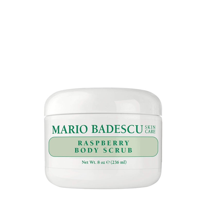 Mario Badescu Raspberry Body Scrub for All Skin Types |Exfoliating Body Scrub that Softens and Renews |Formulated with Raspberry Seeds & Papaya Extract| 8 OZ - Image 1