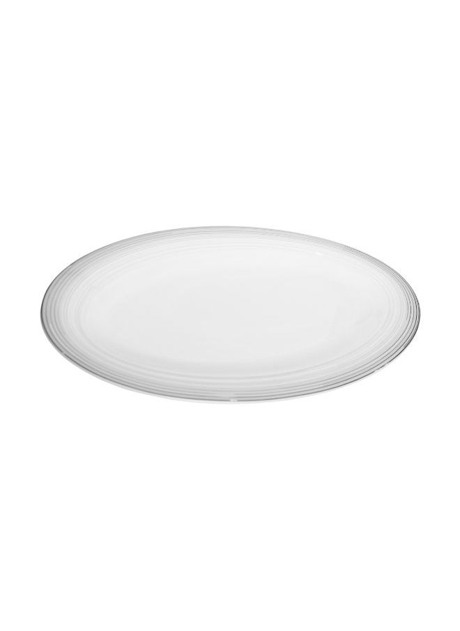 Royal Porcelain Royal Porcelain Oval Platter Silver Eternity 26 x 40 CM  - Image 1