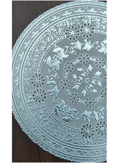 Generic 24-Piece Plastic Doilies Paper silver 15cm  - Image 2