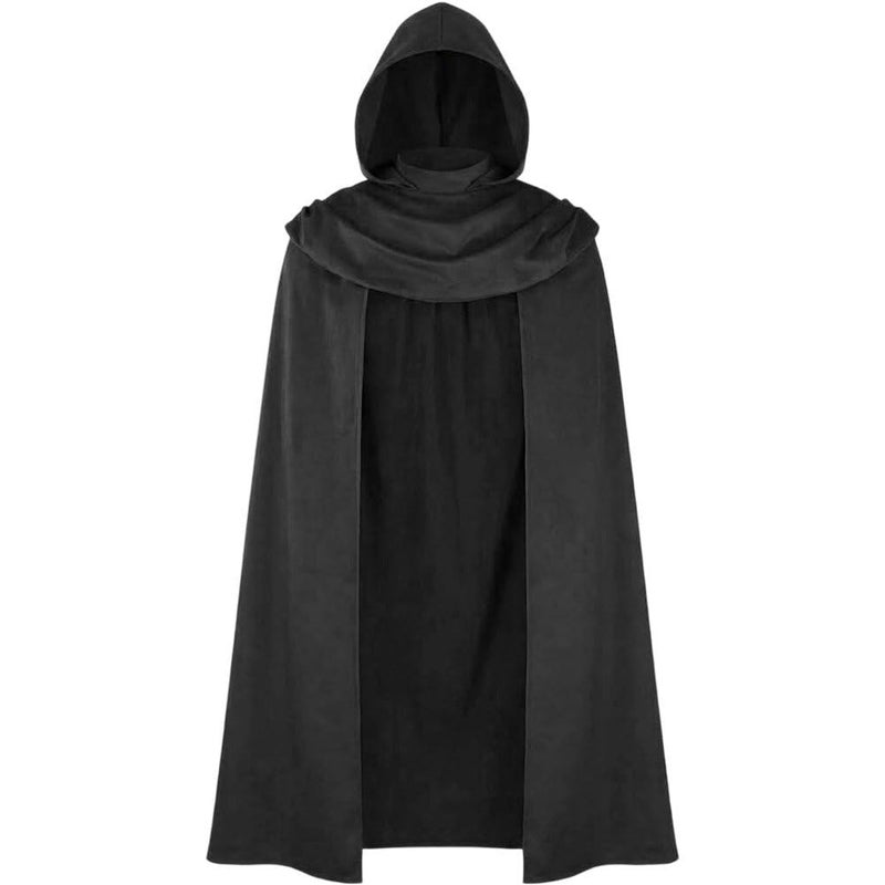 Sanfly Adult Hooded Medieval Knight Cloak Polyester Cape for Halloween Theatre Cosplay - Image 1