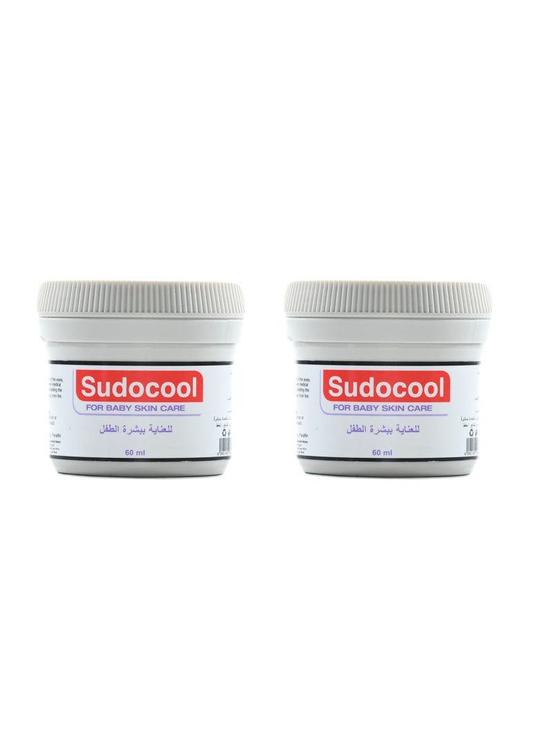 Sudocool Pack Of 2 Baby Skin Care Cream 60ml  - Image 1