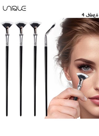 4 PCS Folding Angle Scalloped Lash Brush, New Upgraded Eyelash Fan Brush, Eyelash Separation Tool, Soft Bristles Eyelash Comb, Lengthening Eyelash Makeup Tool, Suitable for Any Make-Up Look - pzsku/Z15021789DC92B7D3519BZ/45/_/1723689350/d96850a1-1808-4eba-9888-19a2320f2425