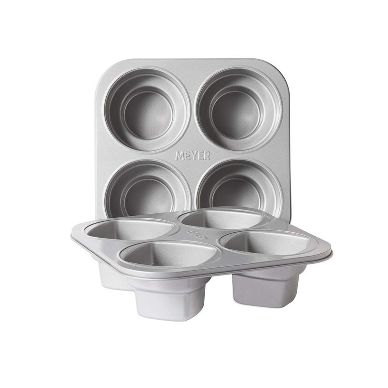 MEYER Meyer Bakemaster NonStick 2Piece Bakeware Set Square Cake pan and a Round Cake pan  - Image 1