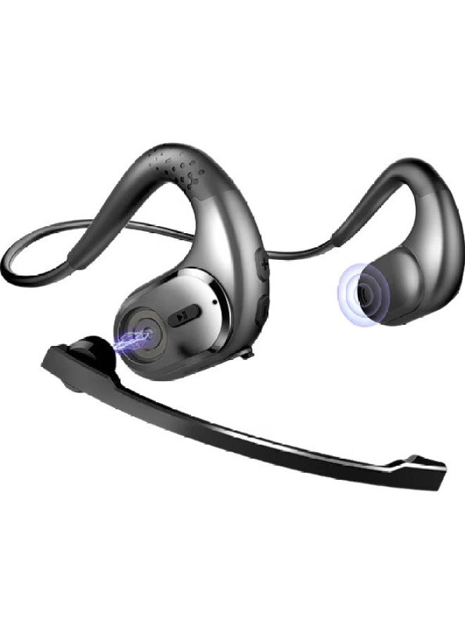 Masentek G9 Wireless Bluetooth Headset With Microphones, Open-Ear Design, Bone Conduction Concept, Neckband Style, Dual Microphones, Noise Reduction For Calls, Sports-Friendly, Non-Drop, Suitable For Running, Listening To Music, And Gaming - Image 1