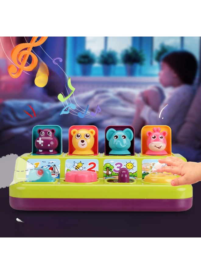 Children's Puzzle Early Education Peekaboo Pop-up Toy Switch Box Treasure Surprise Box Toys For Babies 1-3 Years Old-Color:Light Edition Guo Fucheng 【No Color Box】】 - Image 4